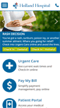 Mobile Screenshot of hollandhospital.org